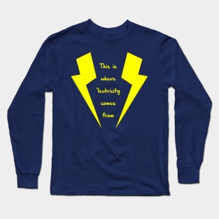Lectricity Long Sleeve T-Shirt